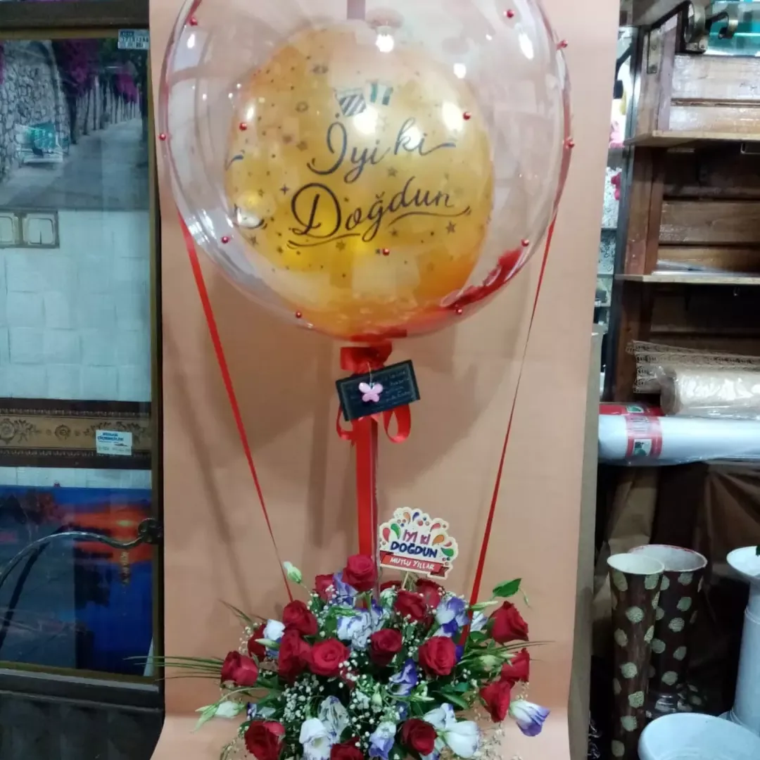 Balon ve ayıcık seti